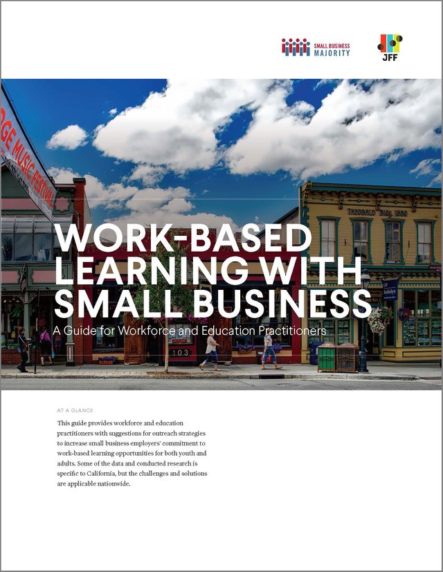 Cover - Work-Based Learning with Small Business