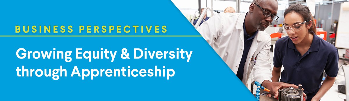 Web Banner - Growing Equity and Diversity through Apprenticeship: Business Perspectives